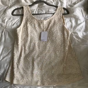 NWT J.Crew sequin tank